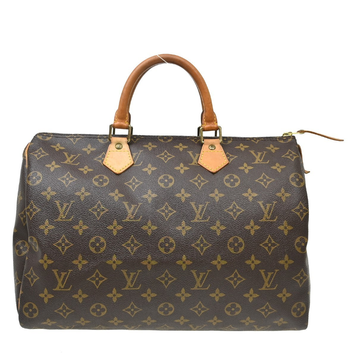 Louis Vuitton Speedy Handbag Monogram Canvas, Brown, Canvas, Handbag