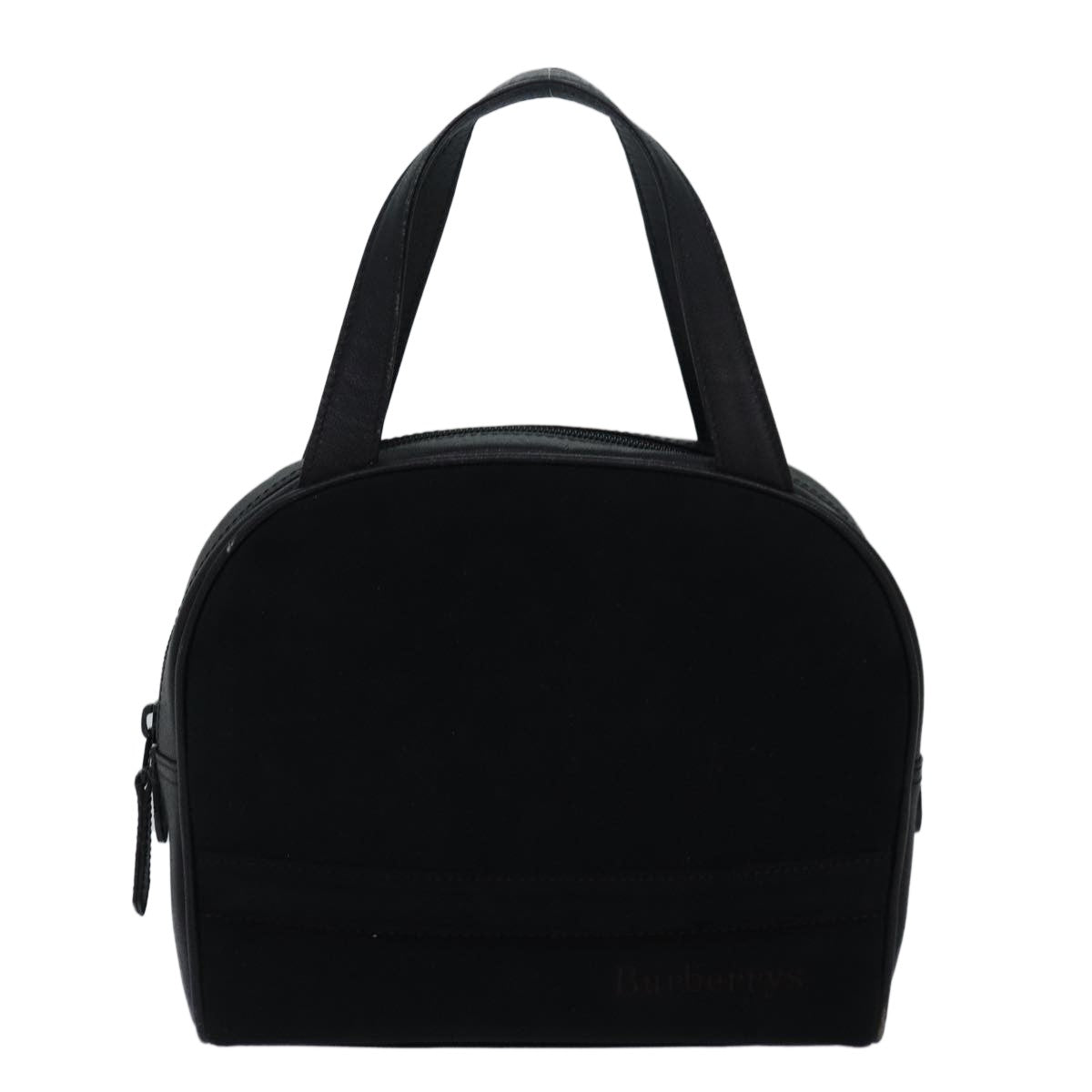 Burberry Vintage Handbag Suede, BLACK, SUEDE, Handbag