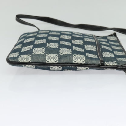 Loewe Anagram Shoulder Bag Canvas, GRAY, CANVAS, Shoulder bag