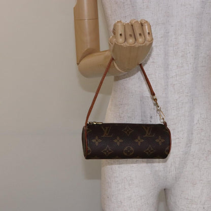 Louis Vuitton Papillon Pochette Monogram Canvas, BROWN, CANVAS, Handbag