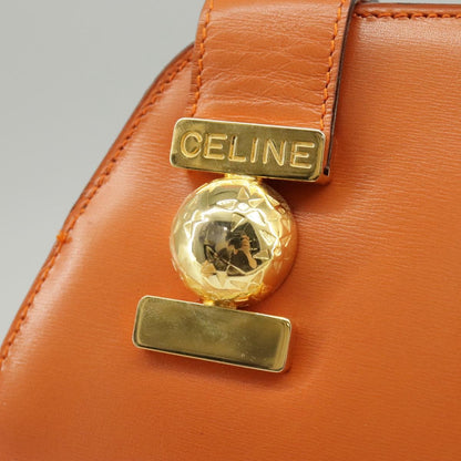 Celine Tote bag Leather, ORANGE, LEATHER, Handbag