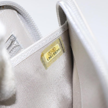 Chanel Camellia Zip Around Organizer Leather, SILVER, LEATHER, Wallets