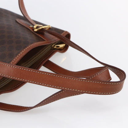 Celine Vintage Macadam Tote bag Canvas, BROWN, CANVAS, Tote bag