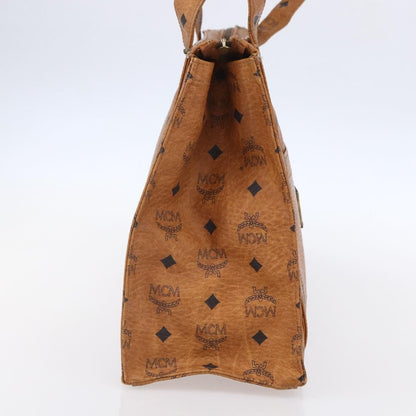 MCM Visetos Shoulder bag PVC, BROWN, CANVAS, Shoulder bag