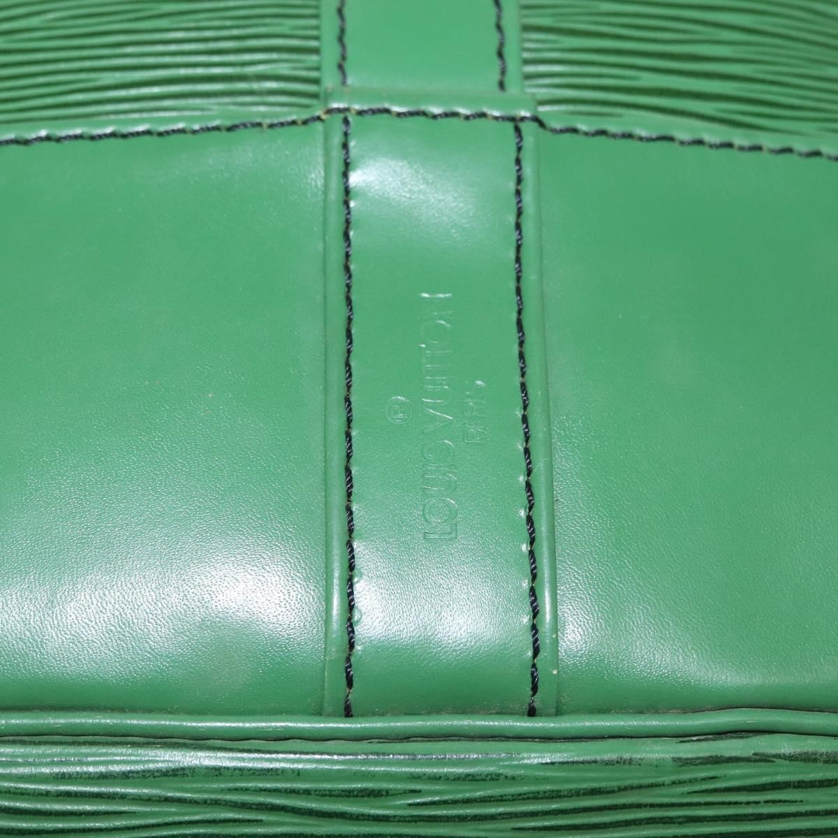 Louis Vuitton Randonnee Backpack Epi Leather, GREEN, LEATHER, Shoulder bag