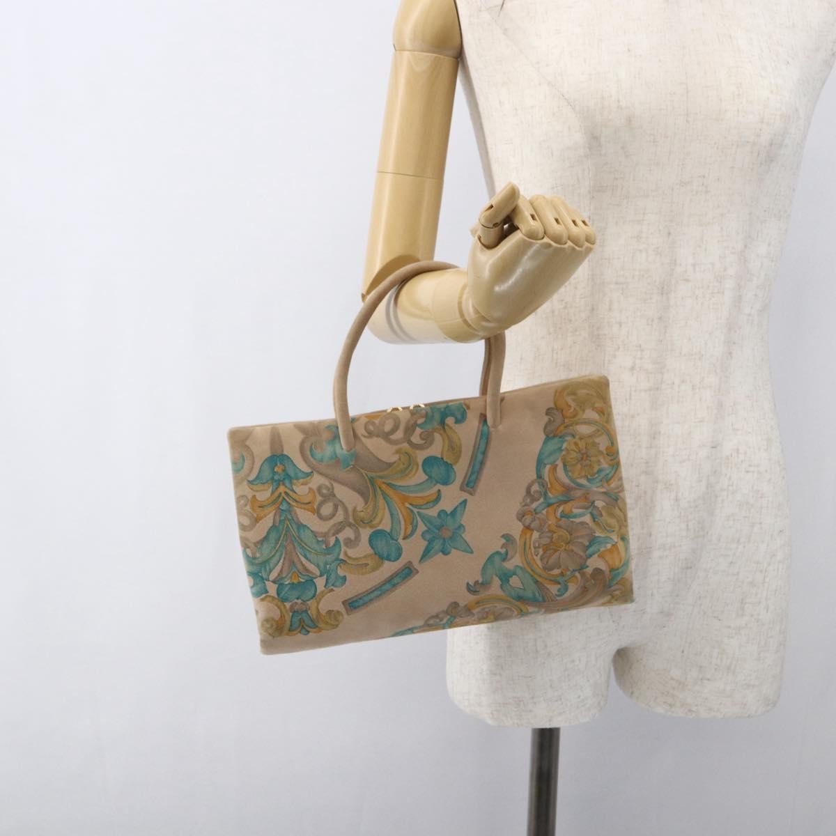 Loewe Vintage Handbag Suede, BEIGE, SUEDE, Handbag