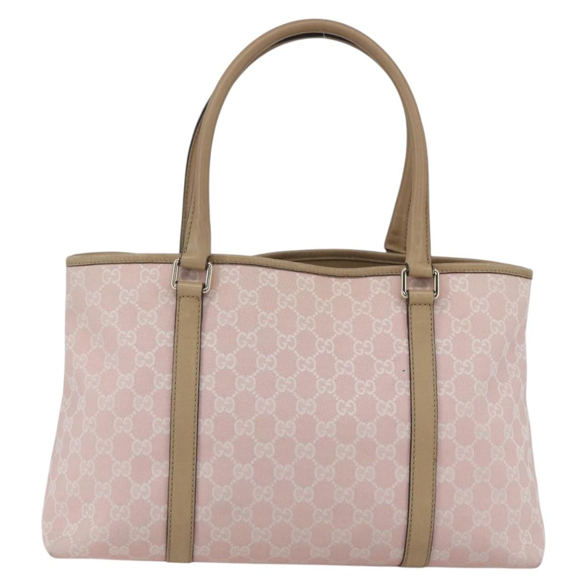 Gucci Joy Tote GG Canvas, PINK, CANVAS, Tote bag