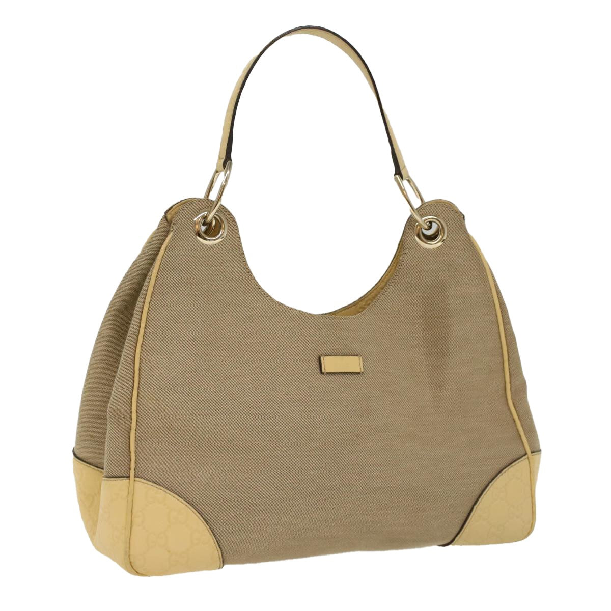 Gucci Colbert Hobo Canvas with Leather, BROWN, CANVAS, Shoulder bag