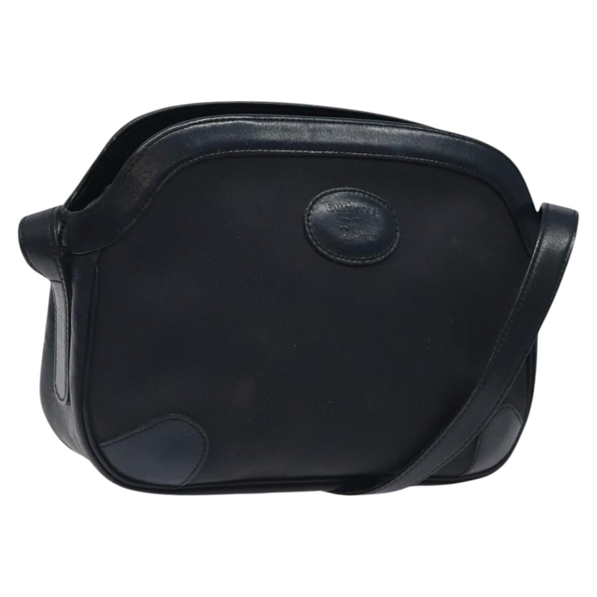 Burberry Vintage Shoulder Bag Canvas, NAVY, CANVAS, Shoulder bag