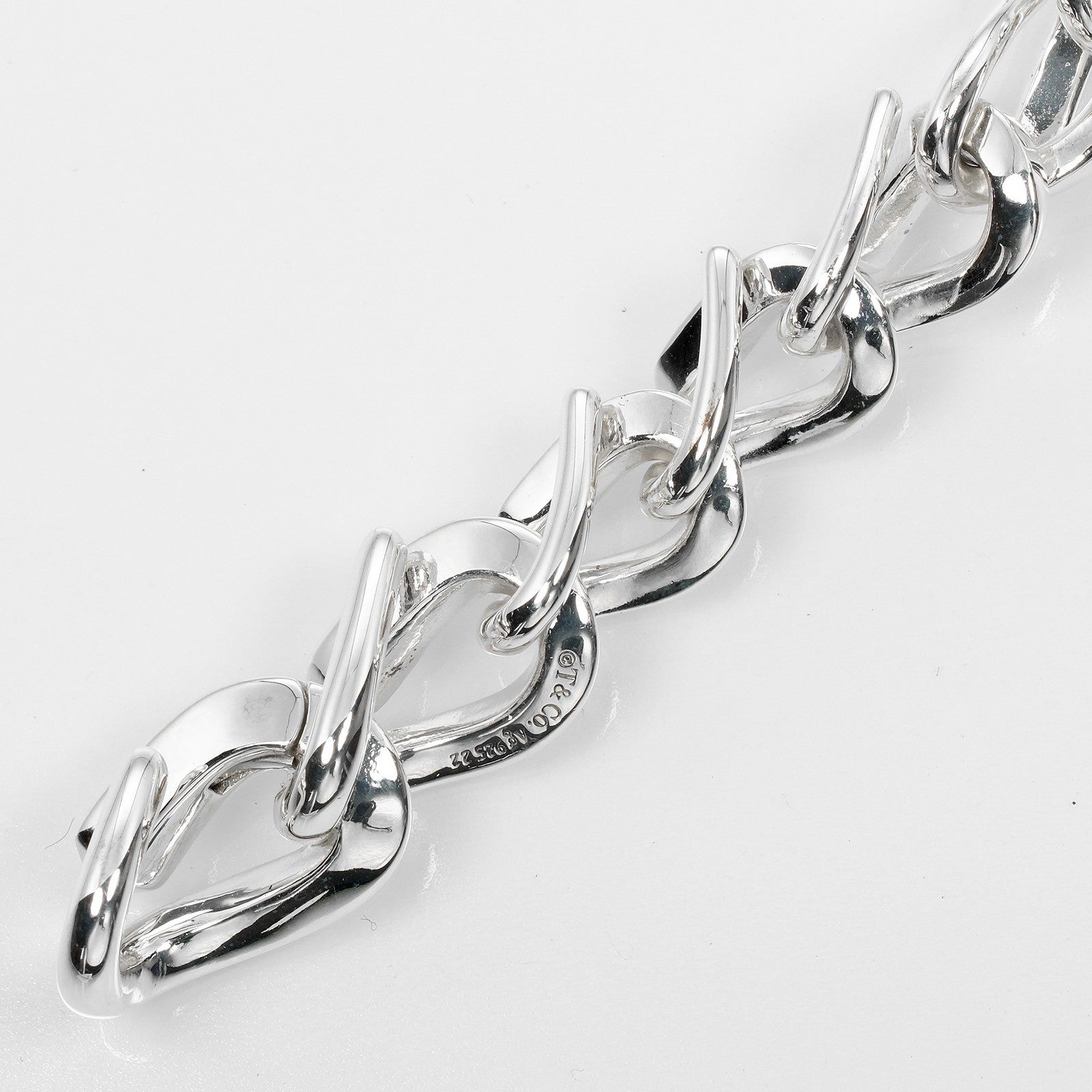 Tiffany & Co. Forge Link Bracelet Silver 925, SILVER, SILVER, Bracelet