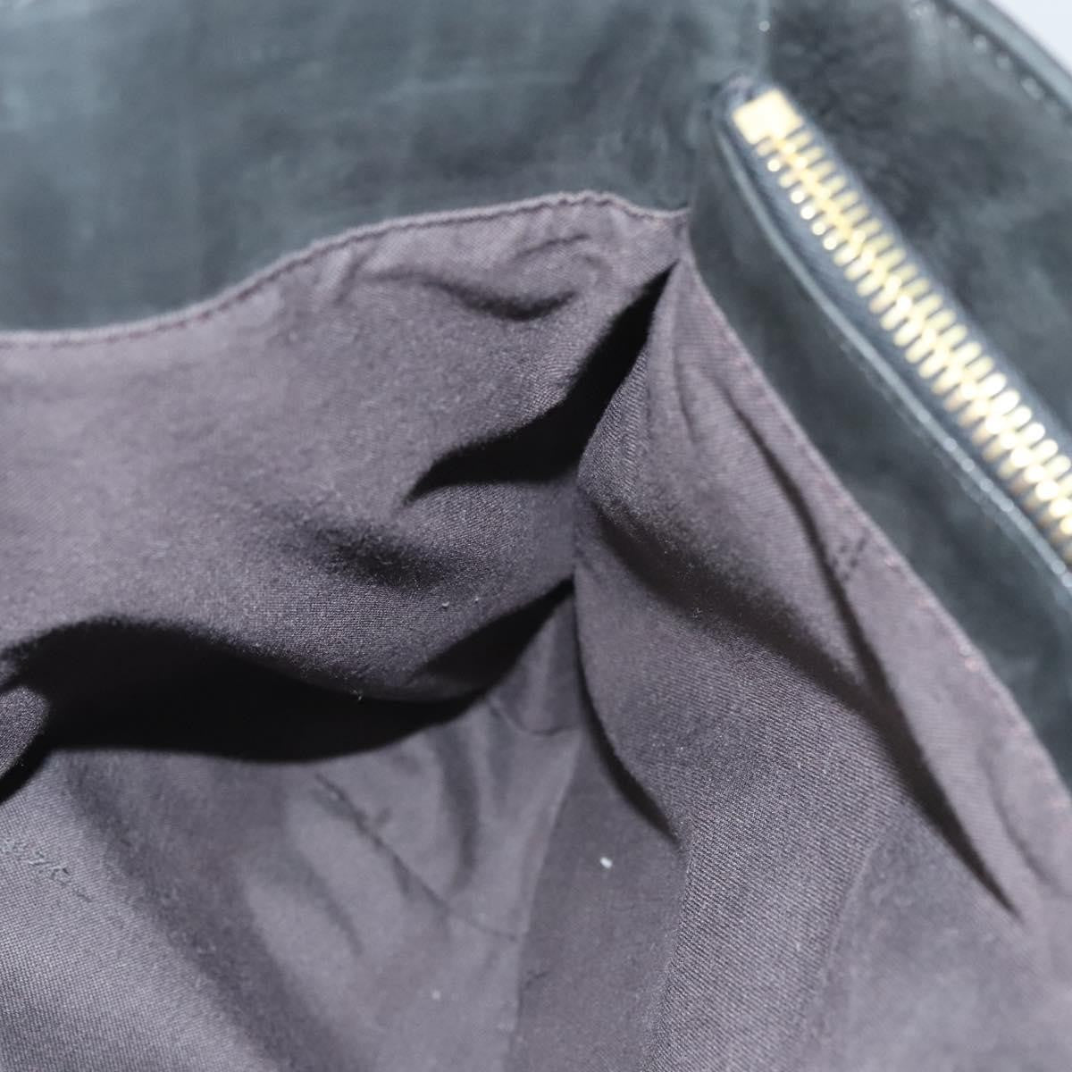 Fendi Vintage Convertible Tote Leather, BLACK, LEATHER, Tote bag