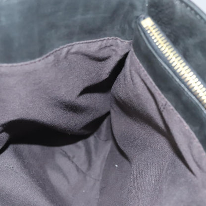 Fendi Vintage Convertible Tote Leather, BLACK, LEATHER, Tote bag