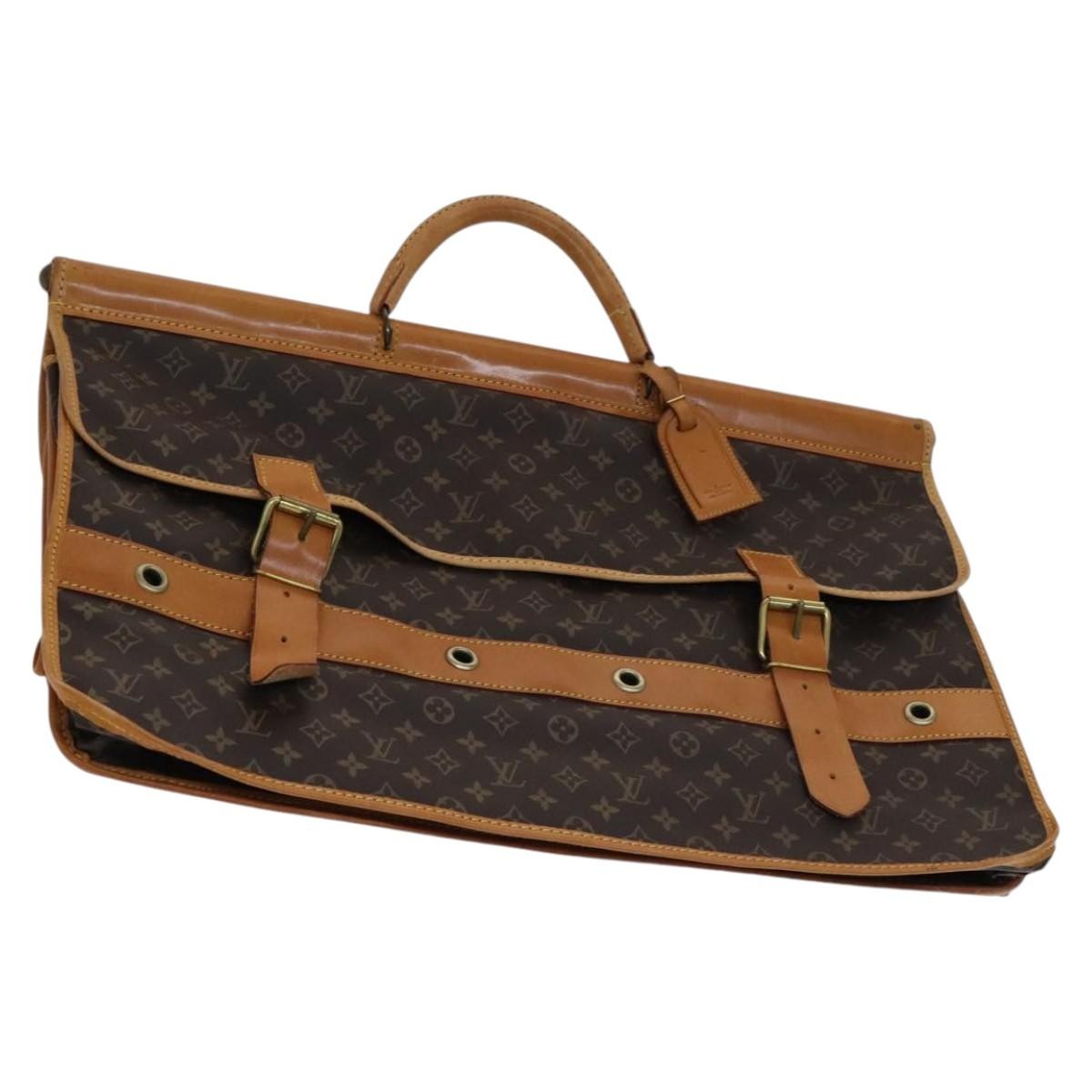 Louis Vuitton Sac Chasse Hunting Bag Monogram Canvas, BROWN, CANVAS, Travel bag