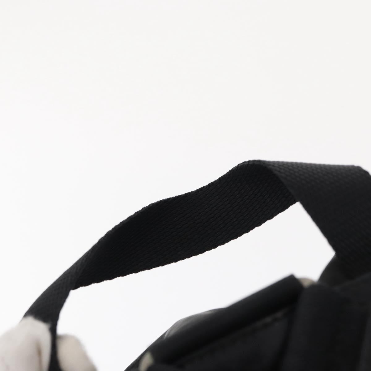 Prada Vela Double Front Pocket Backpack Tessuto with Saffiano Leather, BLACK, NYLON, Backpack