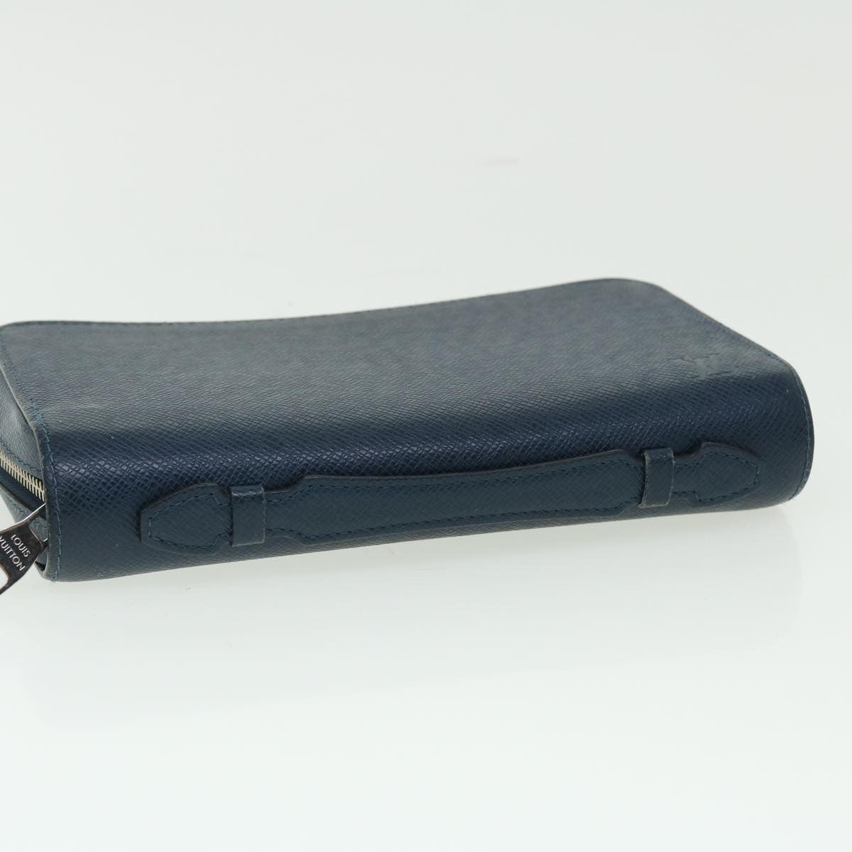 Louis Vuitton Zippy XL Taiga Leather, Navy, Leather, Wallet