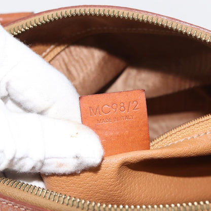 Celine Macadam Handbag Macadam with leather, BROWN, CANVAS, Handbag