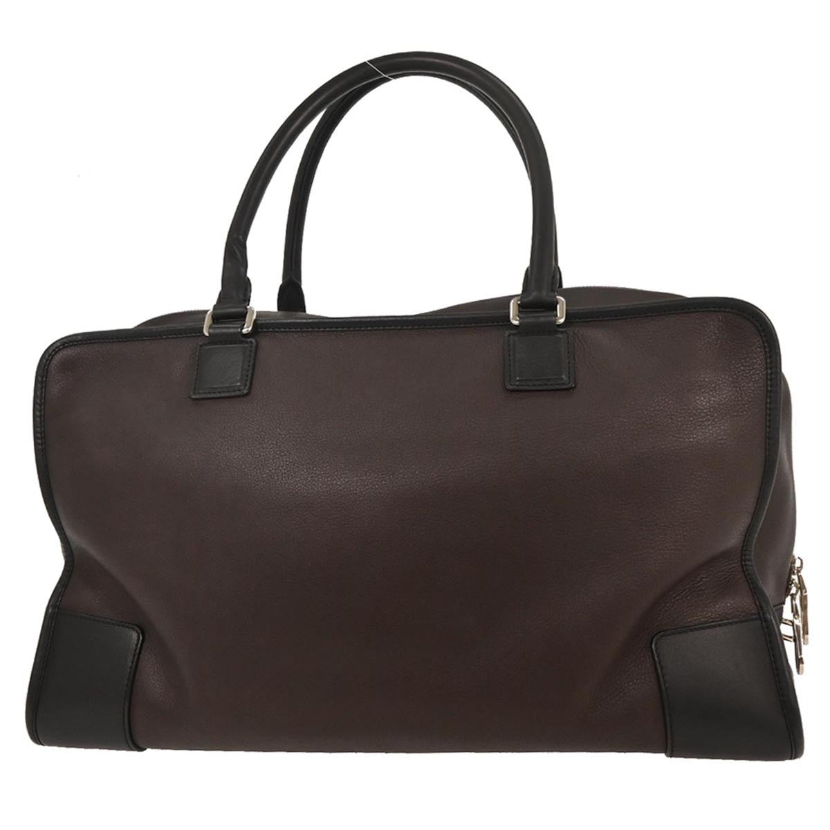 Loewe Amazona NM Bag Leather, BROWN, LEATHER, Handbag