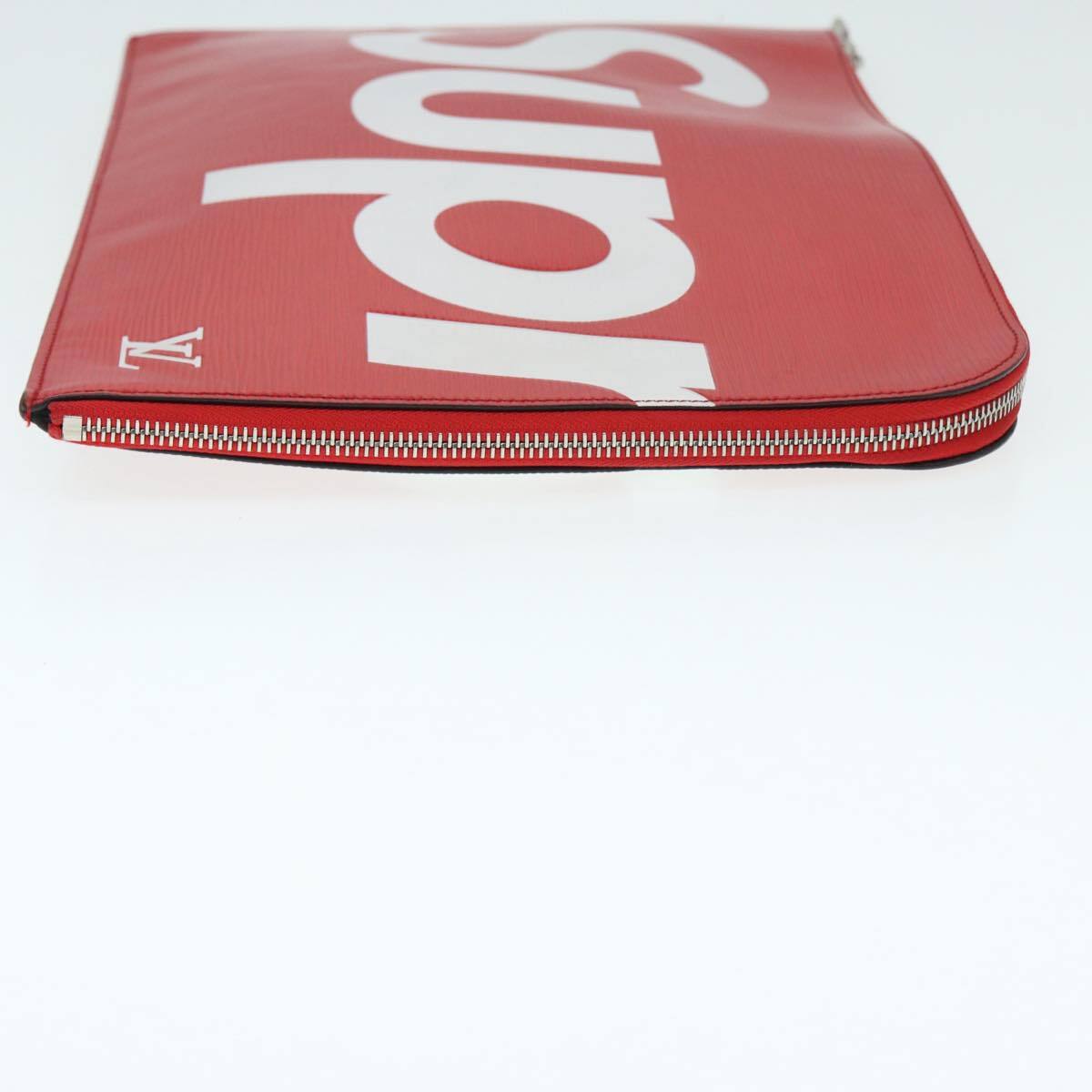 Louis Vuitton Pochette Jour Epi Leather, RED, LEATHER, Clutche & pouche