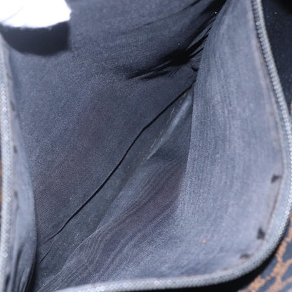 Celine Vintage Macadam Tote bag Canvas, BROWN, CANVAS, Tote bag