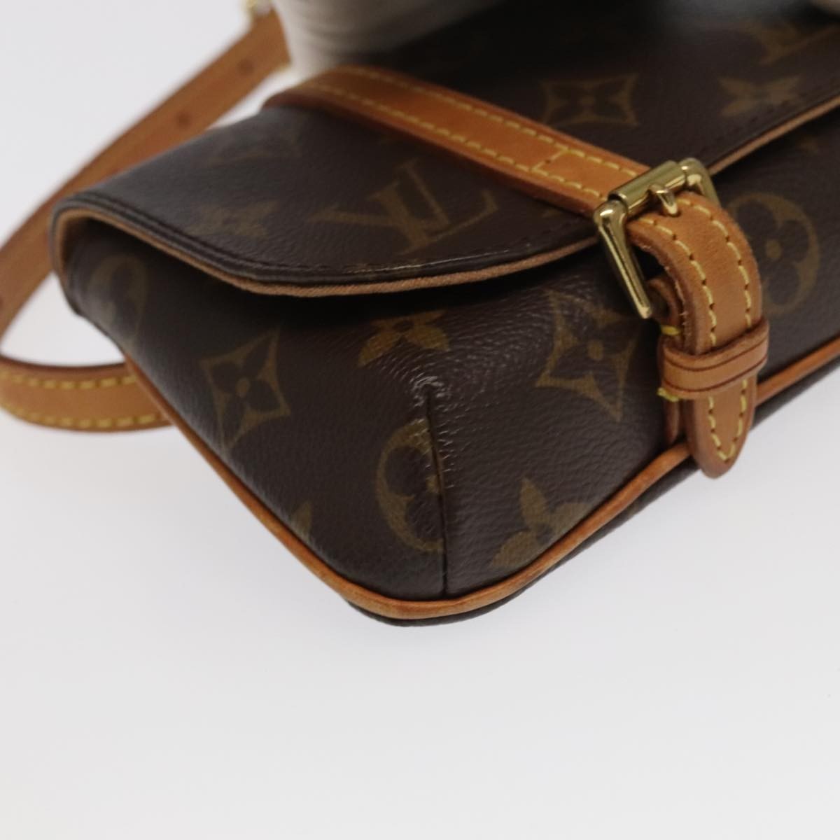 Louis Vuitton Pochette Marrell Monogram Canvas, BROWN, CANVAS, Clutche & pouche