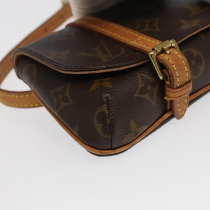 Louis Vuitton Pochette Marrell Monogram Canvas, BROWN, CANVAS, Clutche & pouche