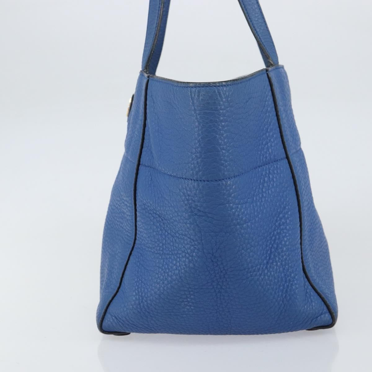 Prada Tote Vitello Daino Vitello Daino, BLUE, LEATHER, Tote bag