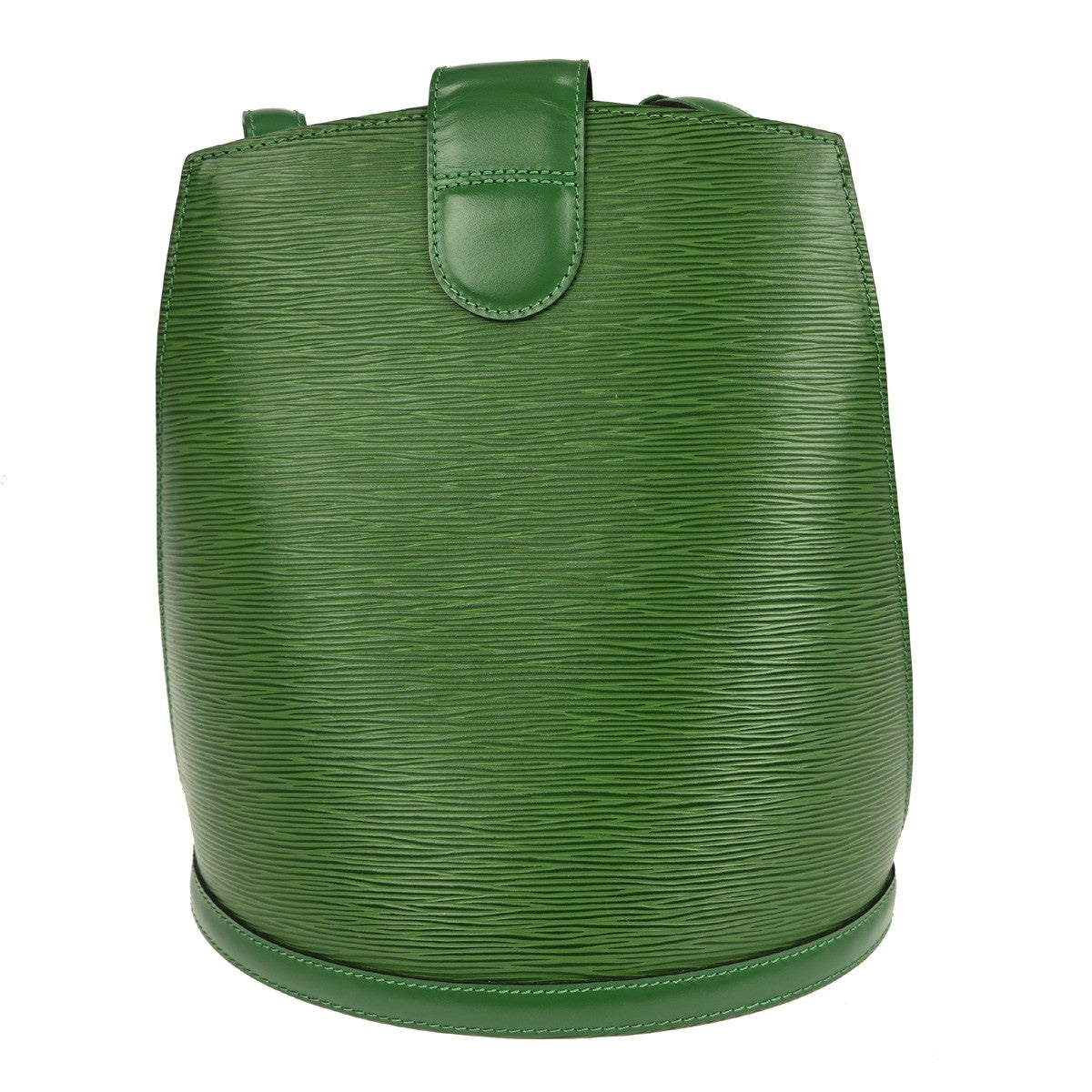 Louis Vuitton Cluny Shoulder Bag Epi Leather, GREEN, LEATHER, Shoulder bag