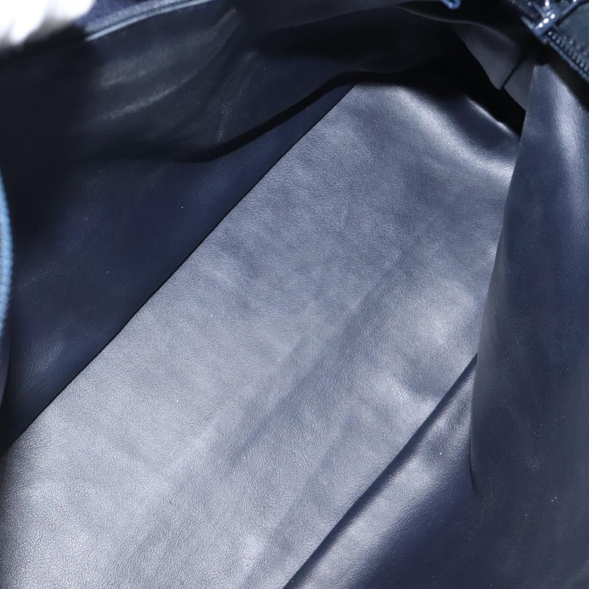 Bally Vintage Shoulder Bag Leather, NAVY, LEATHER, Shoulder bag