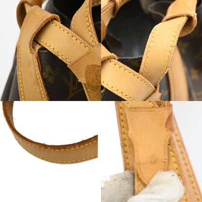 Louis Vuitton Randonnee Backpack Monogram Canvas, BROWN, CANVAS, Shoulder bag