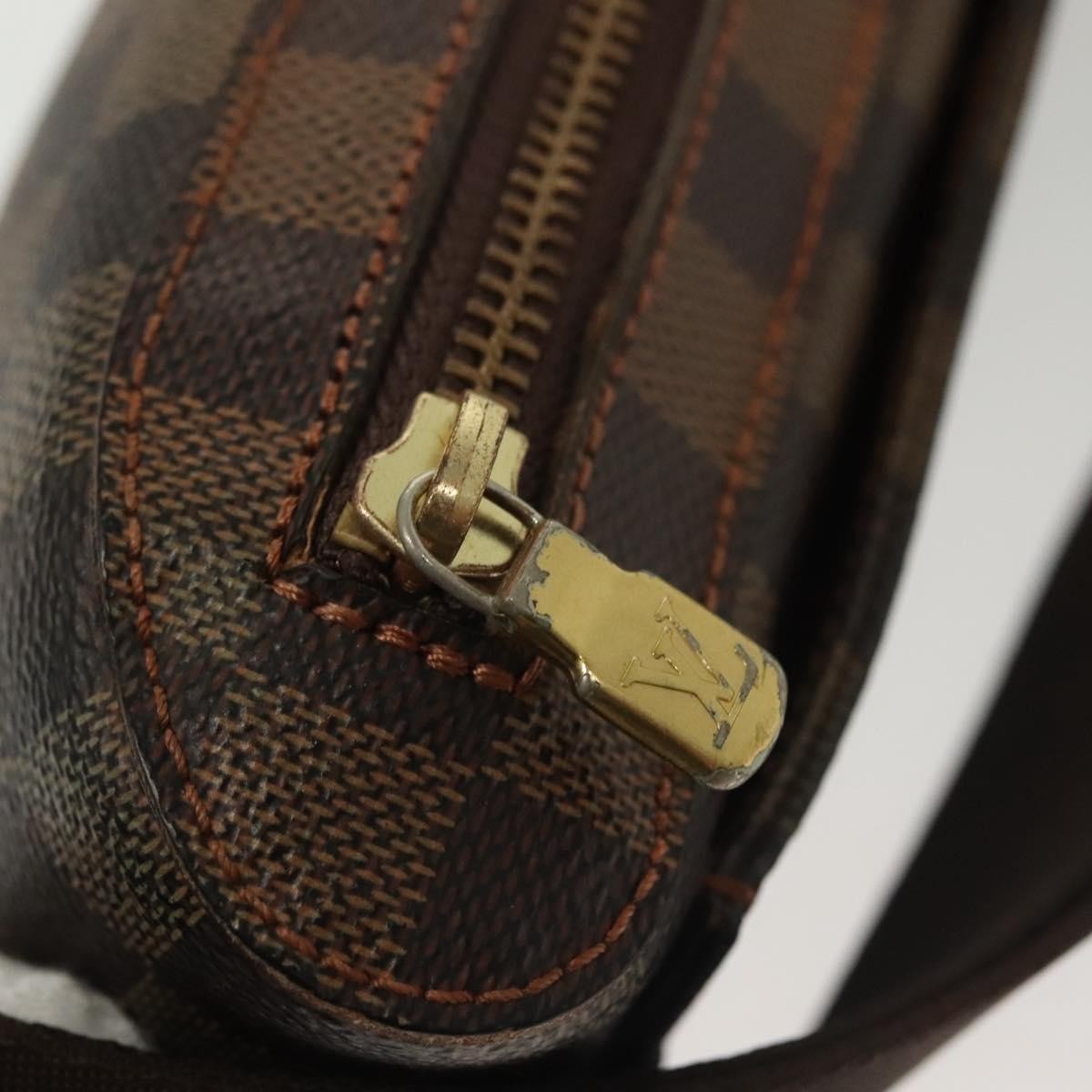Louis Vuitton Geronimos Waist Bag Damier, BROWN, CANVAS, Shoulder bag