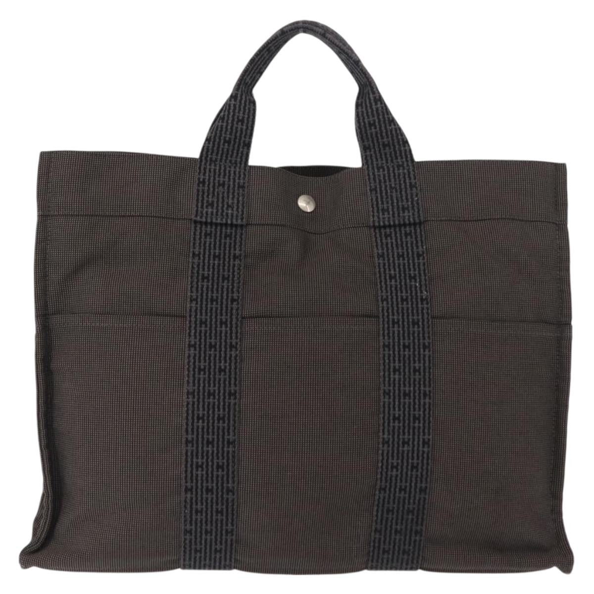 Hermes Fourre-tout Herline Fourre-tout Herline, GRAY, CANVAS, Tote bag