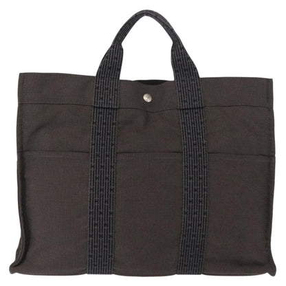 Hermes Fourre-tout Herline Fourre-tout Herline, GRAY, CANVAS, Tote bag