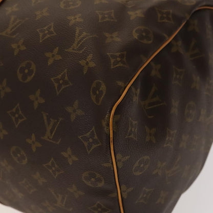 Louis Vuitton Keepall Bag Monogram Canvas, BROWN, CANVAS, Travel bag