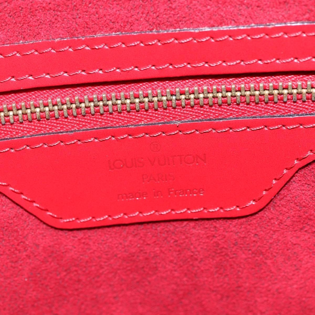 Louis Vuitton Saint Jacques Handbag Epi Leather, RED, LEATHER, Shoulder bag