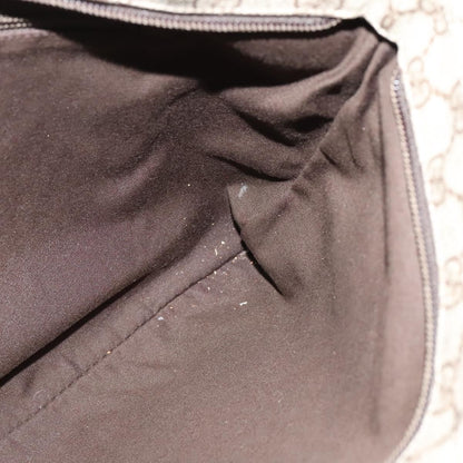 Gucci Zip Top Messenger Bag GG Coated Canvas, BEIGE, CANVAS, Shoulder bag