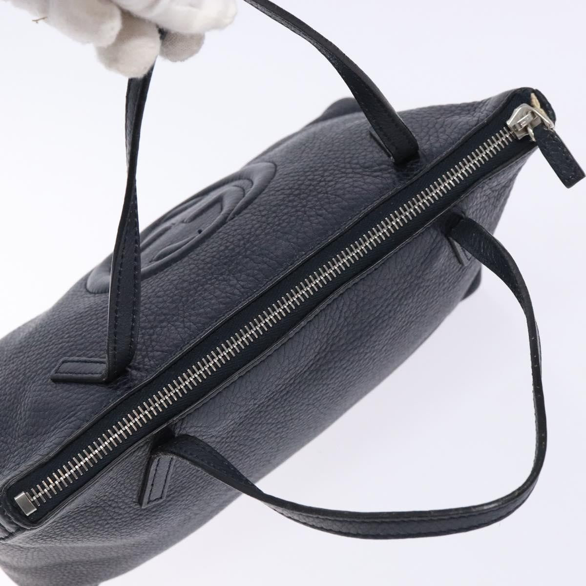 Gucci Soho Kid's Tote Leather, BLACK, LEATHER, Tote bag