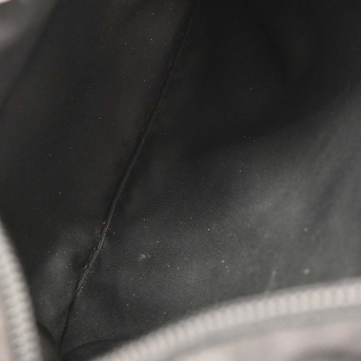 Prada Front Pocket Messenger Bag Tessuto, BLACK, NYLON, Shoulder bag