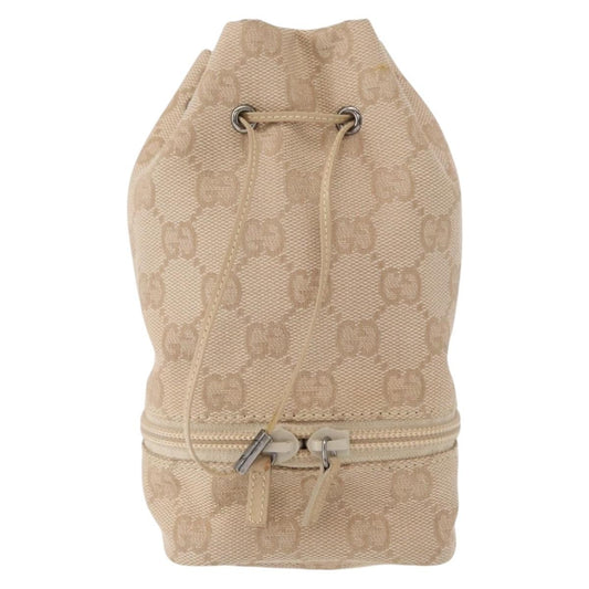 Gucci GG canvas pouch Canvas, BEIGE, CANVAS, Clutche & pouche