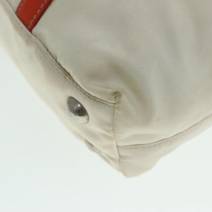 Prada Vintage Zip Handbag Tessuto, ECRU, NYLON, Handbag