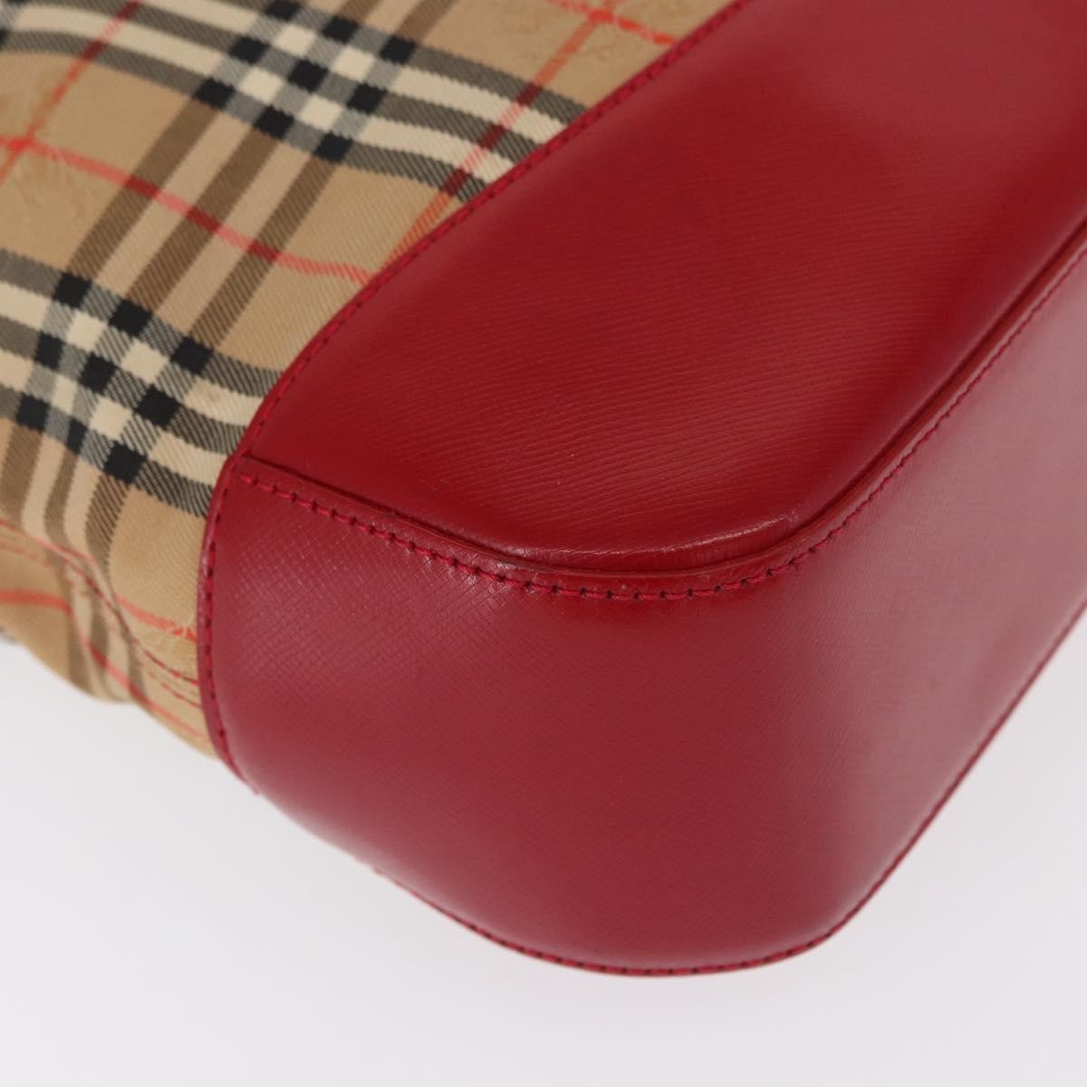 Burberry Nova Check Handbag Nova Check Canvas and leather, BEIGE, CANVAS, Handbag