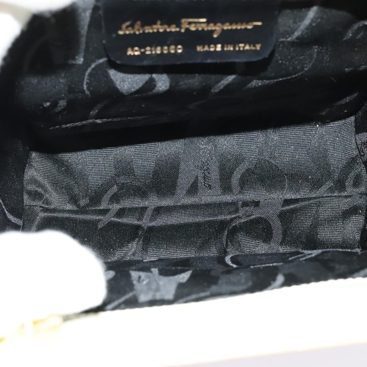 Salvatore Ferragamo Gancini handbag Patent leather, BEIGE, PATENT_LEATHER, Handbag