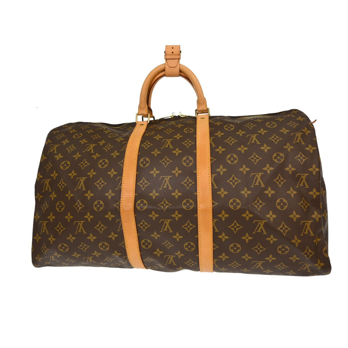 Louis Vuitton Keepall Bag Monogram Canvas, Brown, Canvas, Travel Bag