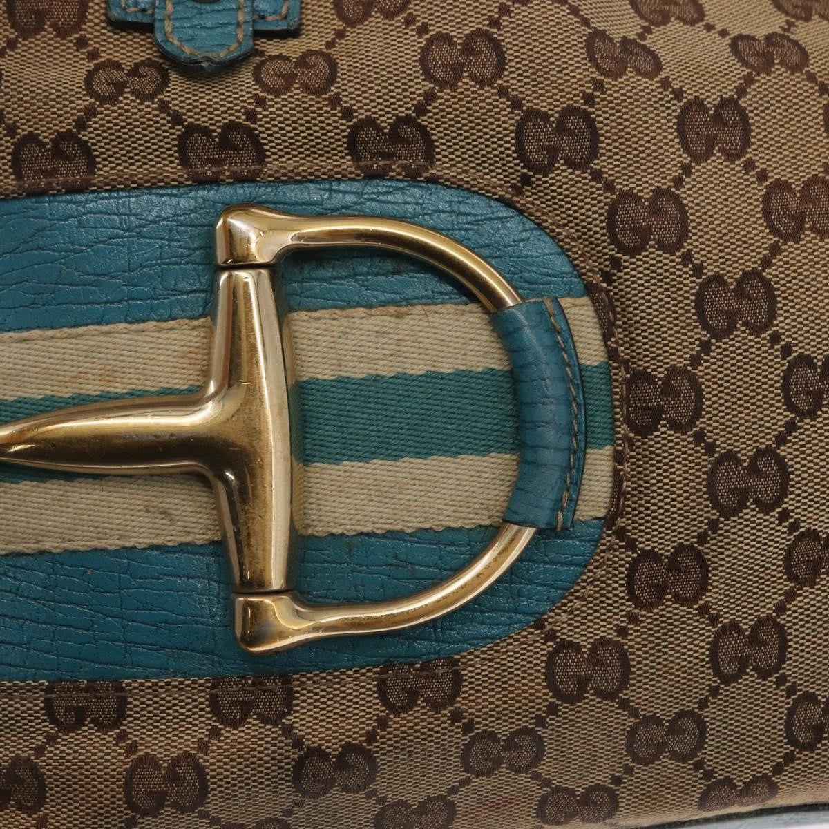 Gucci Hasler Tote GG Canvas, BEIGE, CANVAS, Tote bag