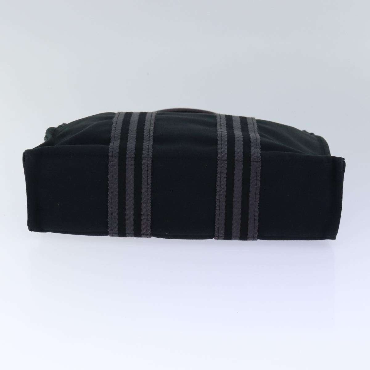 Hermes Fourre Tout Tote Canvas, GRAY, CANVAS, Tote bag