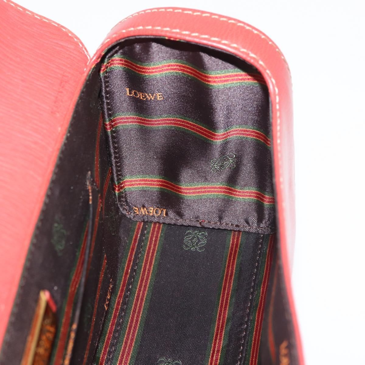 Loewe Vintage Velazquez Top Handle Bag Leather, RED, LEATHER, Handbag