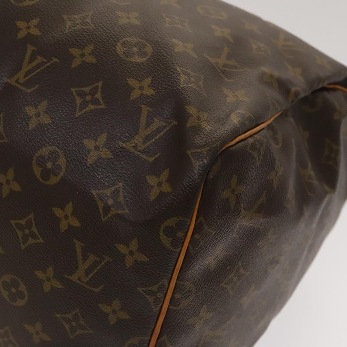 Louis Vuitton Keepall Bag Monogram Canvas, BROWN, CANVAS, Travel bag