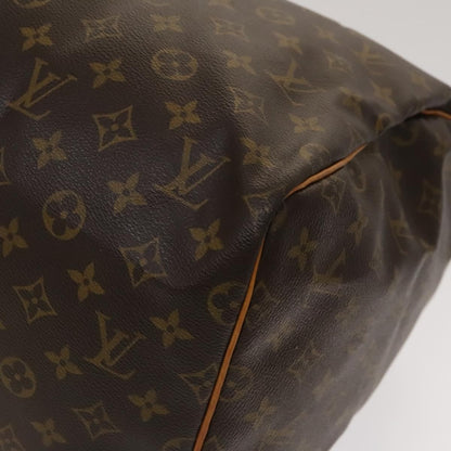 Louis Vuitton Keepall Bag Monogram Canvas, BROWN, CANVAS, Travel bag