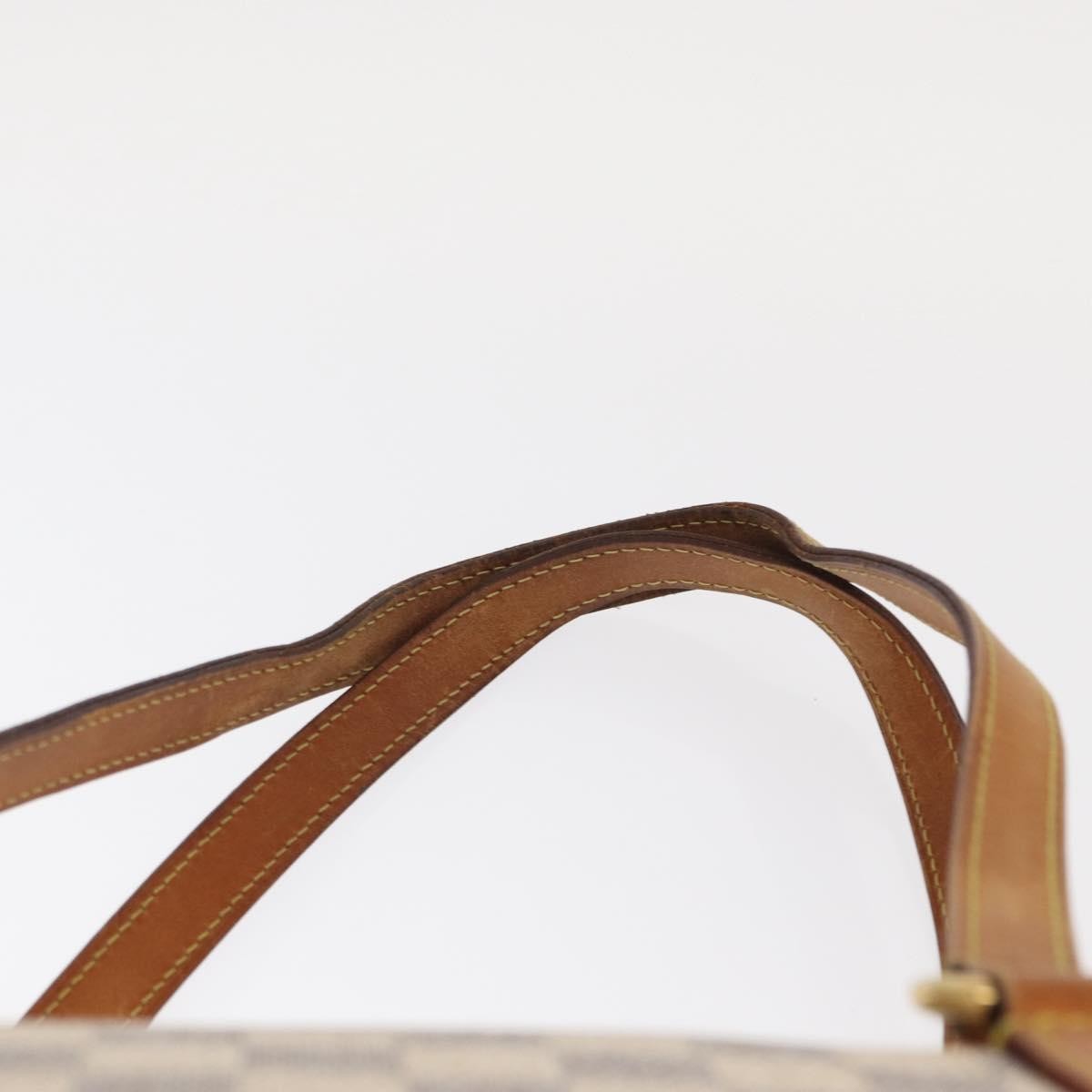 Louis Vuitton Totally Handbag Damier azur, WHITE, CANVAS, Tote bag