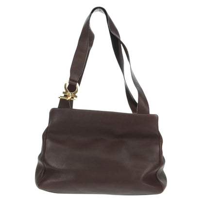 Salvatore Ferragamo Vintage Tote bag Leather, BROWN, LEATHER, Tote bag