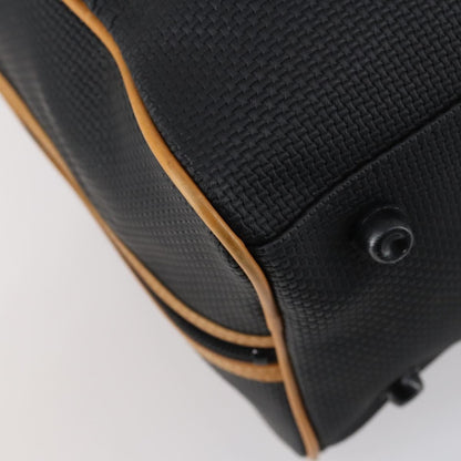 Saint Laurent Vintage Boston PVC Leather, BLACK, PVC, Travel bag